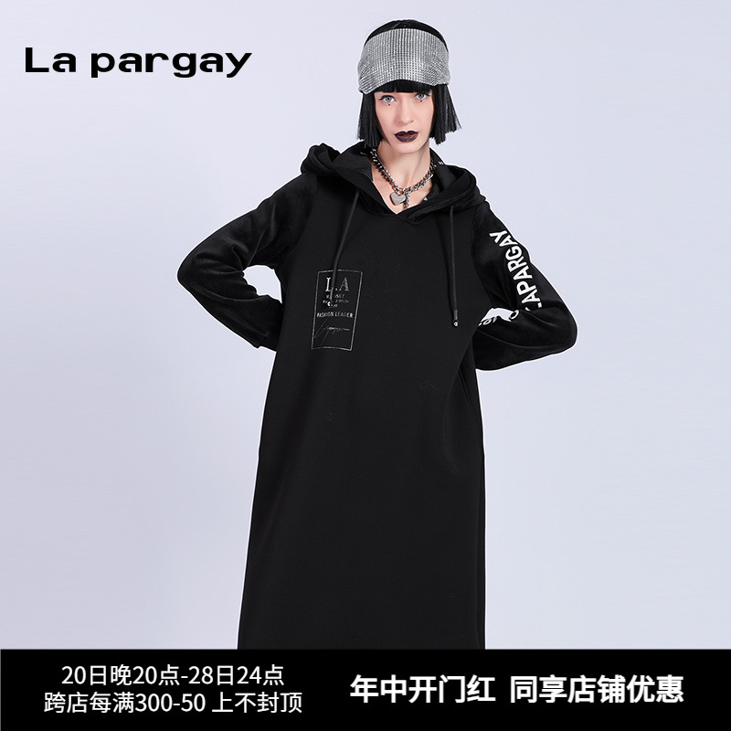 lapargay街头A字裙领券满减