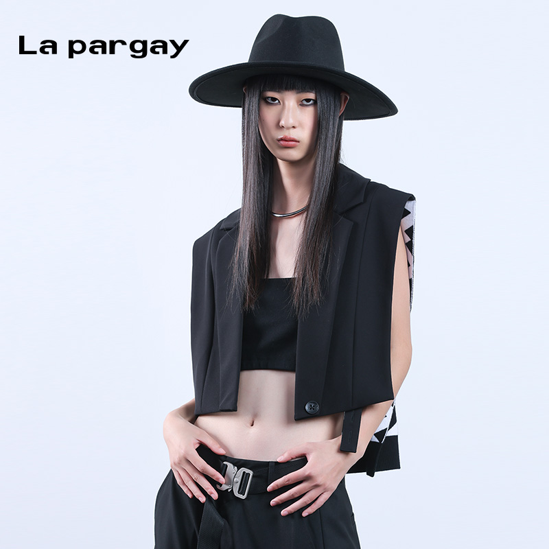 lapargay街头短款马甲