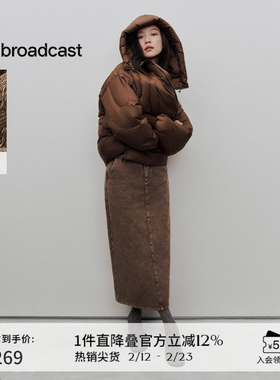 播倪妮同款商场同款提花半身裙女24秋冬新款通勤裙子BDR4BD3459