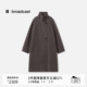 羊毛呢外套女秋冬新款 播商场同款 简约保暖立领长款 BDS4AD3790