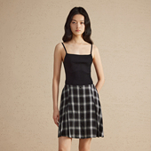 播短款 DDR2SD5421 显瘦内搭背心上衣 吊带t恤女2024春秋百搭款 修身