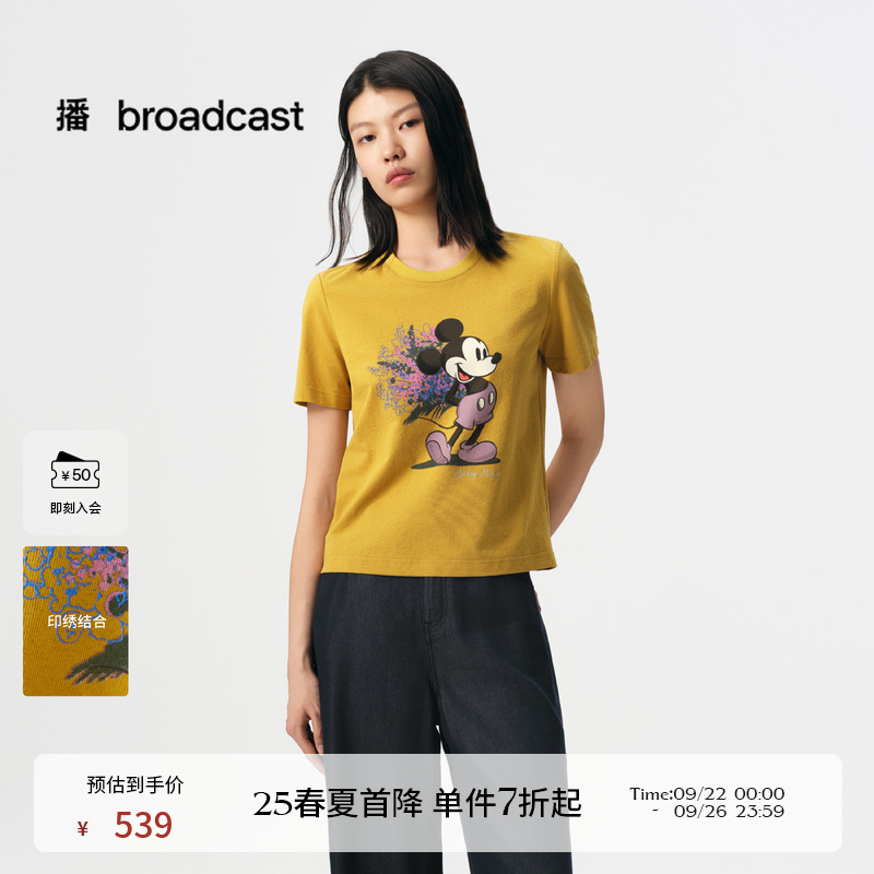 迪士尼米奇系列经典印花