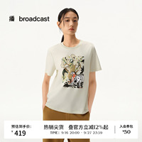 【艺术家合作】商场同款播26春夏圆领印花短袖T恤上衣BDT1YD1221