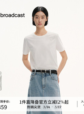 播商场同款休闲宽松航海短袖T恤女春夏上衣BDS2YD2528