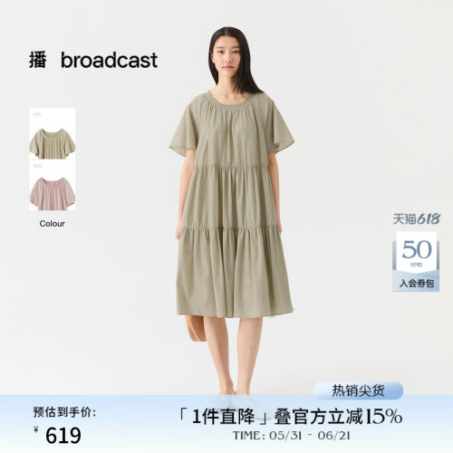 领口花边碎褶装饰