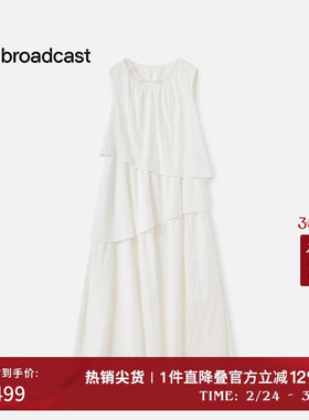 播度假风海边气质无袖连衣裙女秋季法式漂亮长裙DDS3LD5000