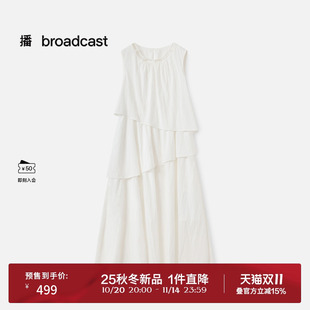 法式 新款 漂亮长裙DDS3LD5000 连衣裙女25秋季 播度假风海边气质无袖