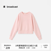 T恤DDS3YD5055 长袖 播休闲圆领纯色卫衣女秋季 宽松短款