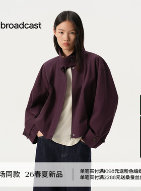 【天丝精梳棉】播商场同款摩登复古风短外套女26春新款BDT1WD1180