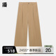 女2024春季 新款 气质通勤高级感西装 播高腰休闲裤 裤 子DDR2KD5424