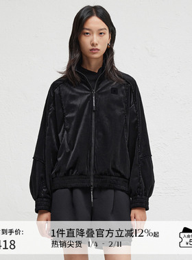 播商场同款黑色时尚复古短外套女24秋休闲宽松上衣BDR3WD3052