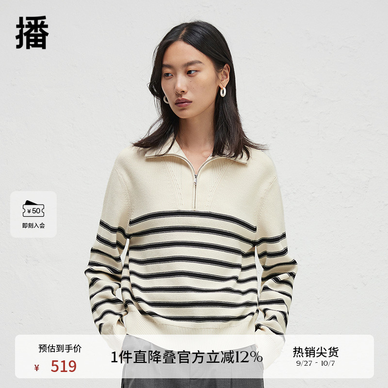 小海军翻领，平整顺滑金属拉链