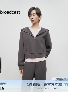 播商场同款短款淡人连帽领外套女春季新款美式上衣BDS1WD1599
