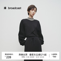 播春季法式不规则卫衣女设计感显瘦上衣BDS1VD0506