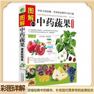 使用药材时速查应手翻阅便利 图解中药蔬果速查轻图典 中药医师营养学家赵庆新