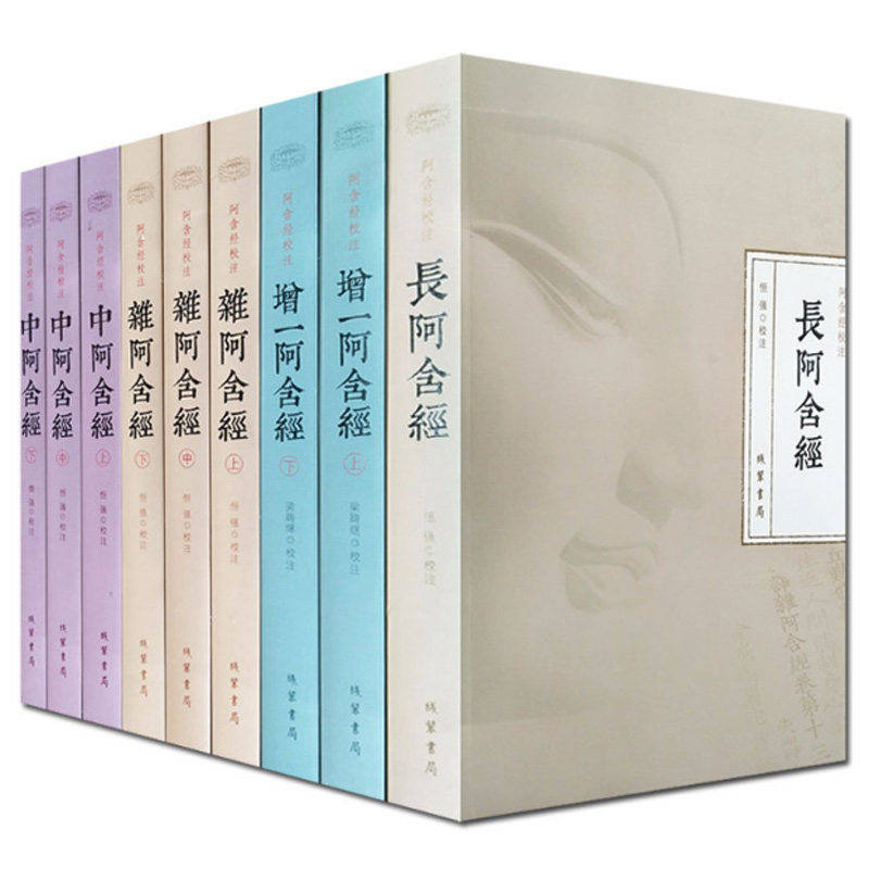 正版 阿含经校注（全九册） 杂阿含经上中下 中阿含经 上中下 长阿含经增一阿含经上下 苏州西园寺沙门恒强梁踌继校注