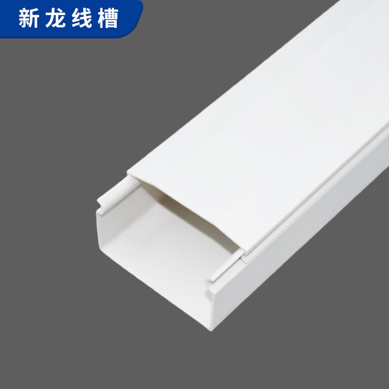 100*50加厚PVC线槽直销 墙面明装方形阻燃电线网线盒 塑料保护管