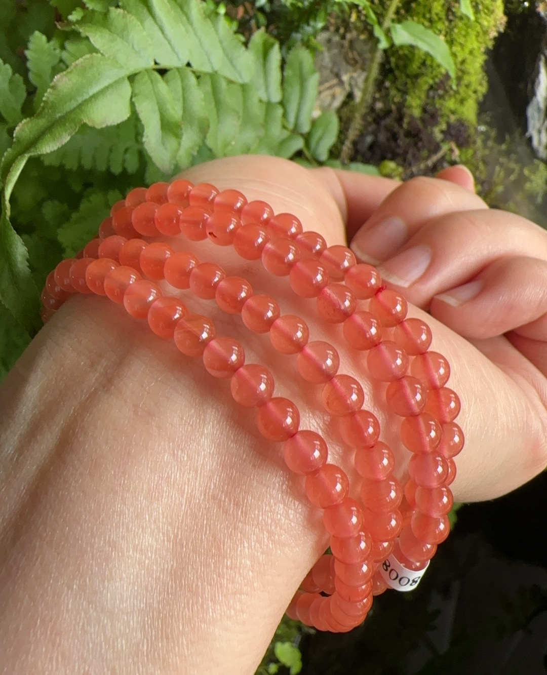 杨玉家天然原矿南红玛瑙冰飘樱桃红小米珠子多圈手串项链证书新品