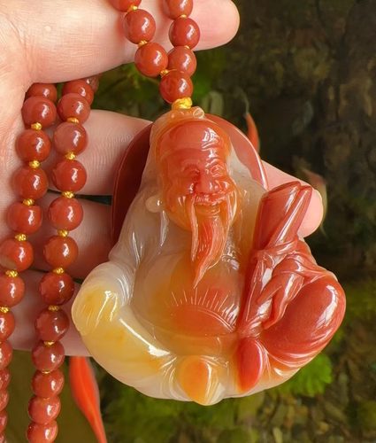 杨玉家天然黄龙玉手玩摆件证书