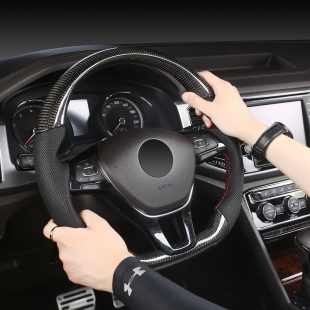 专用大众迈腾CC高尔夫7帕萨特GTI途观L尚酷凌渡改装 碳纤维方向盘