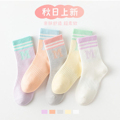 儿童袜子女孩春秋季韩版时尚百搭