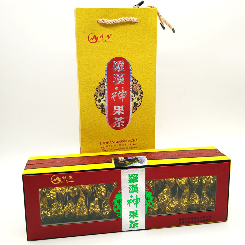 桂林特产茶叶山水缘320g罗汉果神茶礼盒装桂缘罗汉果茶叶