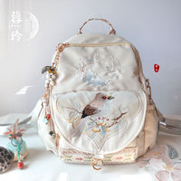 13-inch schoolbag, original retro, artistic, fresh, forest style, simple national trend style, college style, student computer backpack thumbnail 2