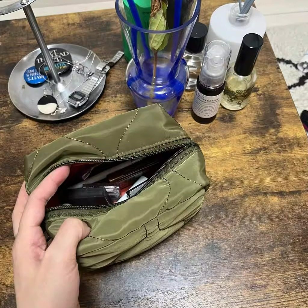 kas2025冬季 稀缺葫芦压花绗棉立体随身化妆包,收纳整理,化妆包,淘宝优惠券,粉丝福利购,淘宝优惠卷