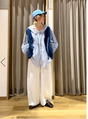 SC2026春夏 水洗做旧V领拉链休闲百搭牛仔马夹 马甲