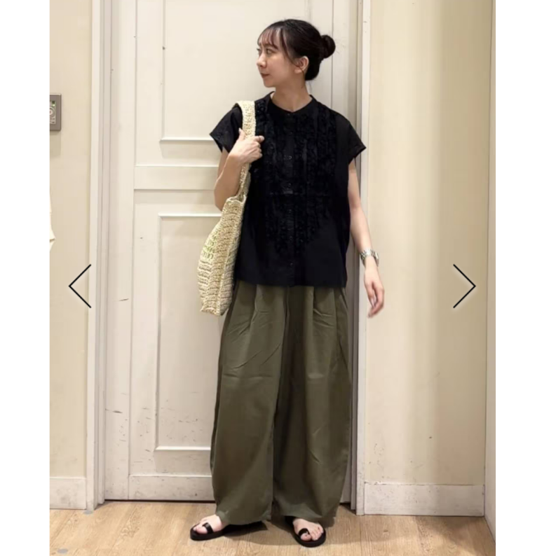 SC2026夏季 简约日式花边亚麻插肩袖衬衫