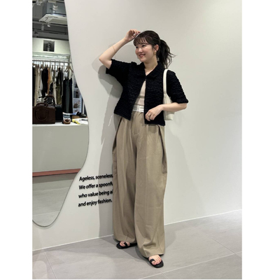 K*F2025夏季 画报款 纹理感翻领短款小衫