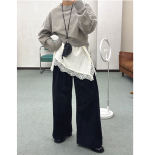 简洁圆领套头卫衣 收腰小短款 F2026春季