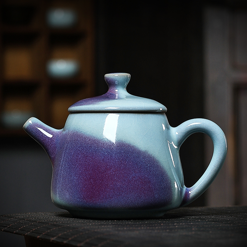 钧瓷功夫茶具茶壶单壶泡茶