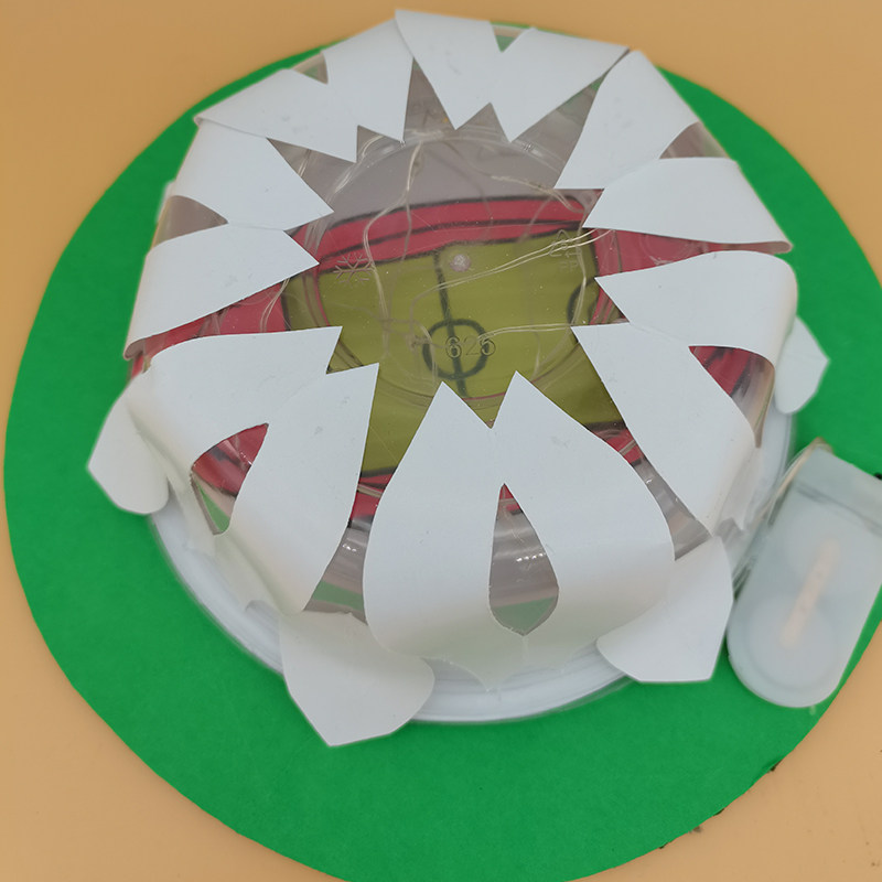 变废为宝建筑模型成品 环保手工高楼大厦 体育馆 废旧饭盒 小制作