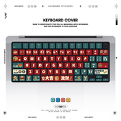 适用于mac Pro贴膜 pro键盘贴纸苹果笔记本贴膜MacBookair13