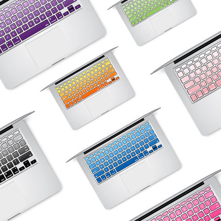 适用于苹果笔记本键盘贴纸 MacBook Pro Air 按键贴 按键保护