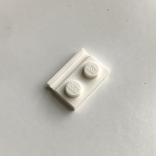 全新乐高LEGO正品零件配件32028 1x2 滑槽轨道板 4249563 白色