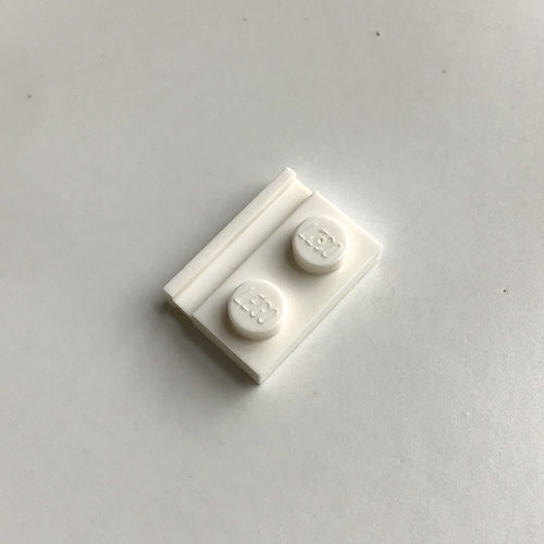 全新乐高LEGO正品零件配件32028 1x2 滑槽轨道板 4249563 白色