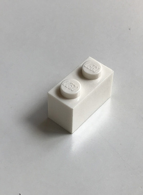 全新LEGO乐高正品零件配件MOC 3004 1x2 基础砖 300401 白色