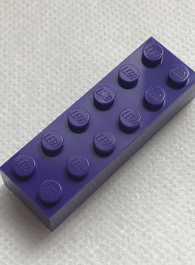 全新乐高LEGO零件 2456 44237 2x6基础砖 4227130 6147004 深紫色