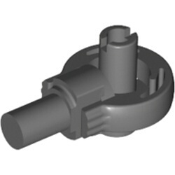 全新乐高LEGO正品零件 47455 旋转活动关节连接件 4522784 深灰色