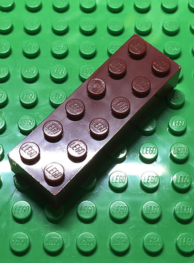 全新LEGO乐高正品零件MOC 2456 44237 2x6 基础砖 6089268 深红色