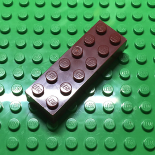 全新LEGO乐高正品零件MOC 2456 44237 2x6 基础砖 6089268 深红色