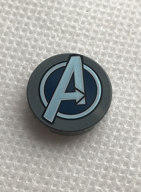 全新乐高LEGO 14769pr1131 2x2 复仇者 印刷光面 6258005 深灰色