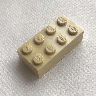 全新乐高LEGO正品零件MOC 3001 2x4 基础砖 4114319 米色