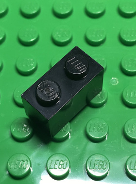 全新乐高LEGO正品零件配件MOC 3004 1x2 基础砖 300426 黑色