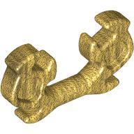 全新LEGO乐高正品零件 11437 麋鹿角 忍者 头饰 6132730 珍珠金色