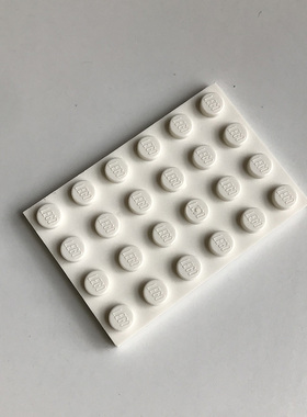 全新LEGO乐高正品零件配件MOC 3032 4x6 基础板 303201 白色