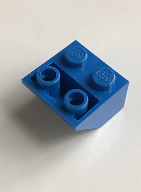 全新LEGO乐高零配件MOC 3660 2x2斜坡面反向砖 366023 蓝色