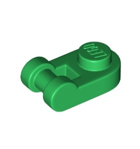 全新LEGO乐高正品零件MOC 26047 1x1 带柄铰链板 6253140 绿色